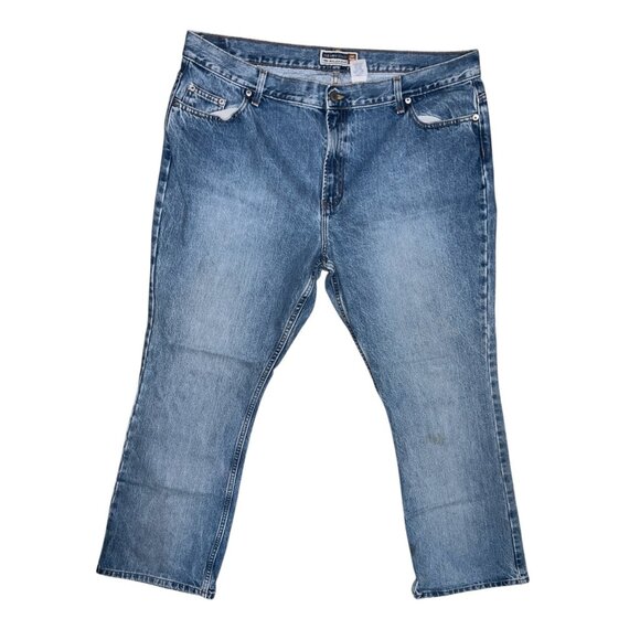 Old Navy Boot-Cut Jeans Just Below Waist 20 Regular 100% Cotton Light Wash Women - Picture 1 of 9